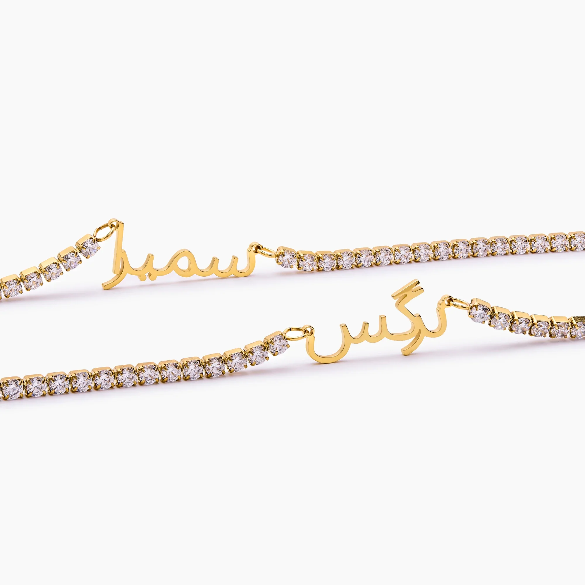Arabic Name Tennis Necklace - Image 5