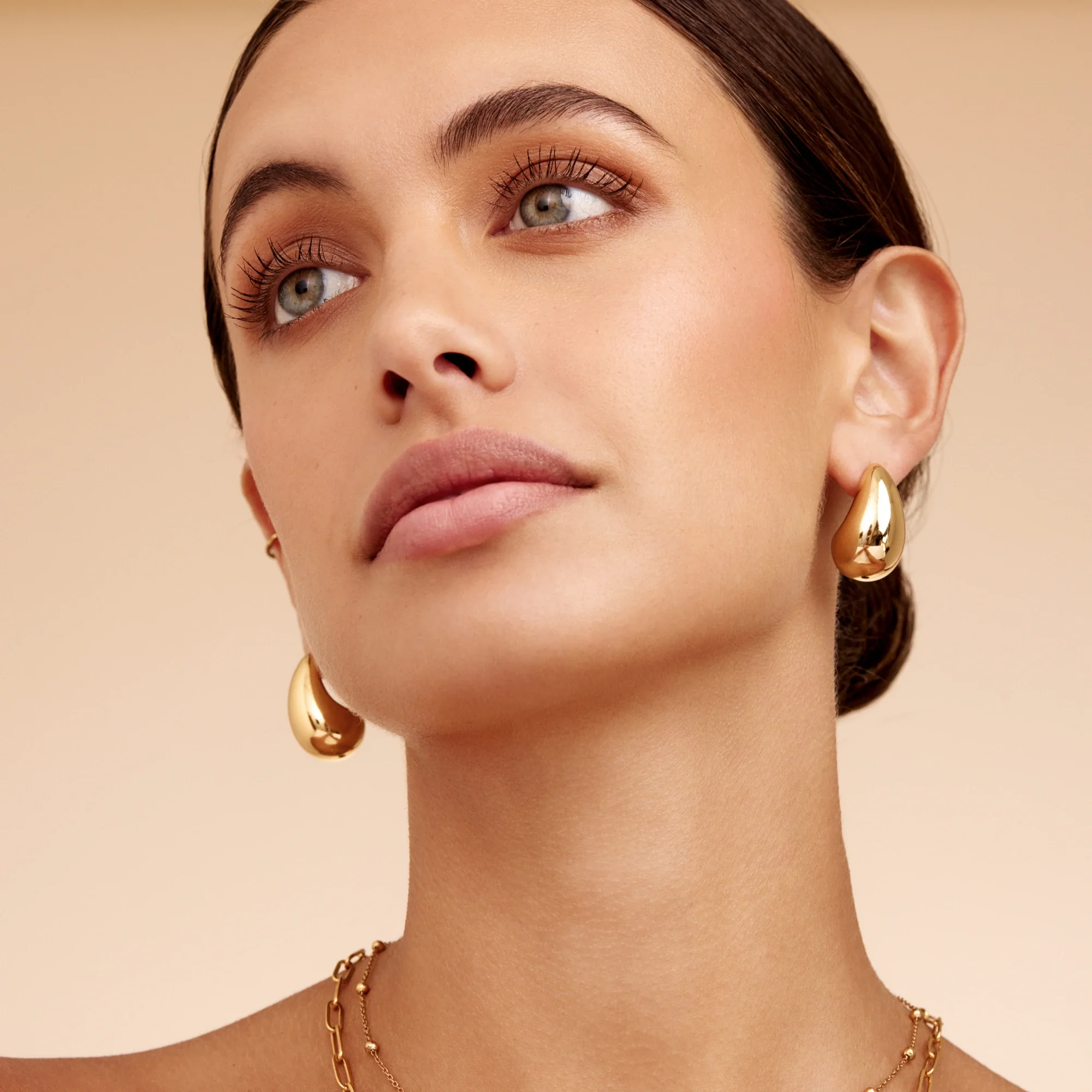 Chunky Teardrop Earrings - Image 3