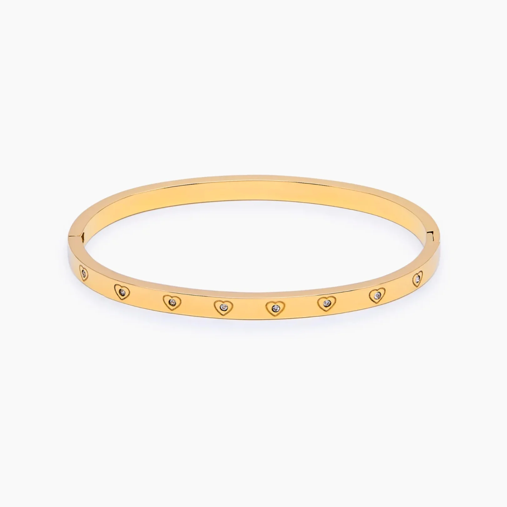 Crystal Heart Bangle - Image 3