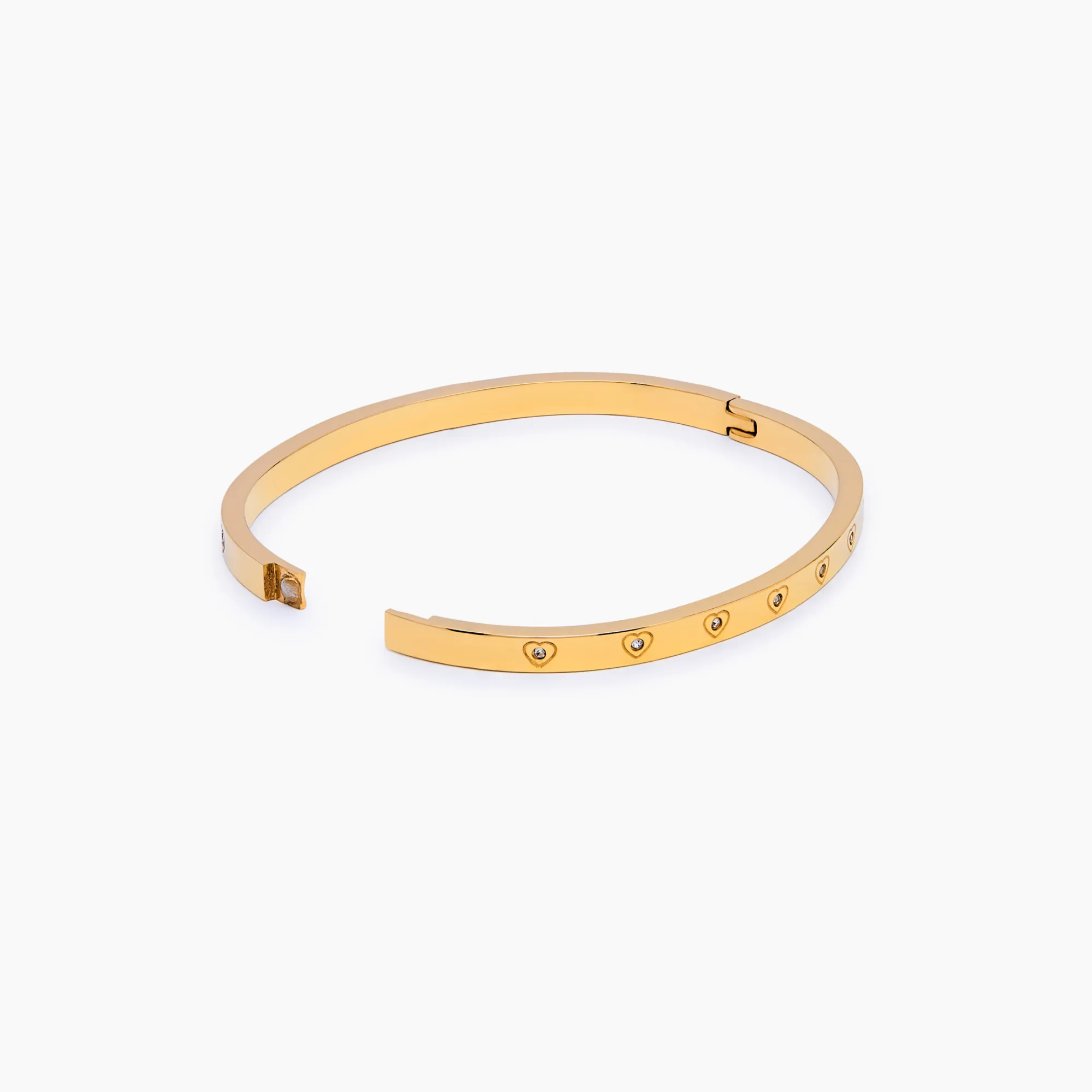 Crystal Heart Bangle - Image 5