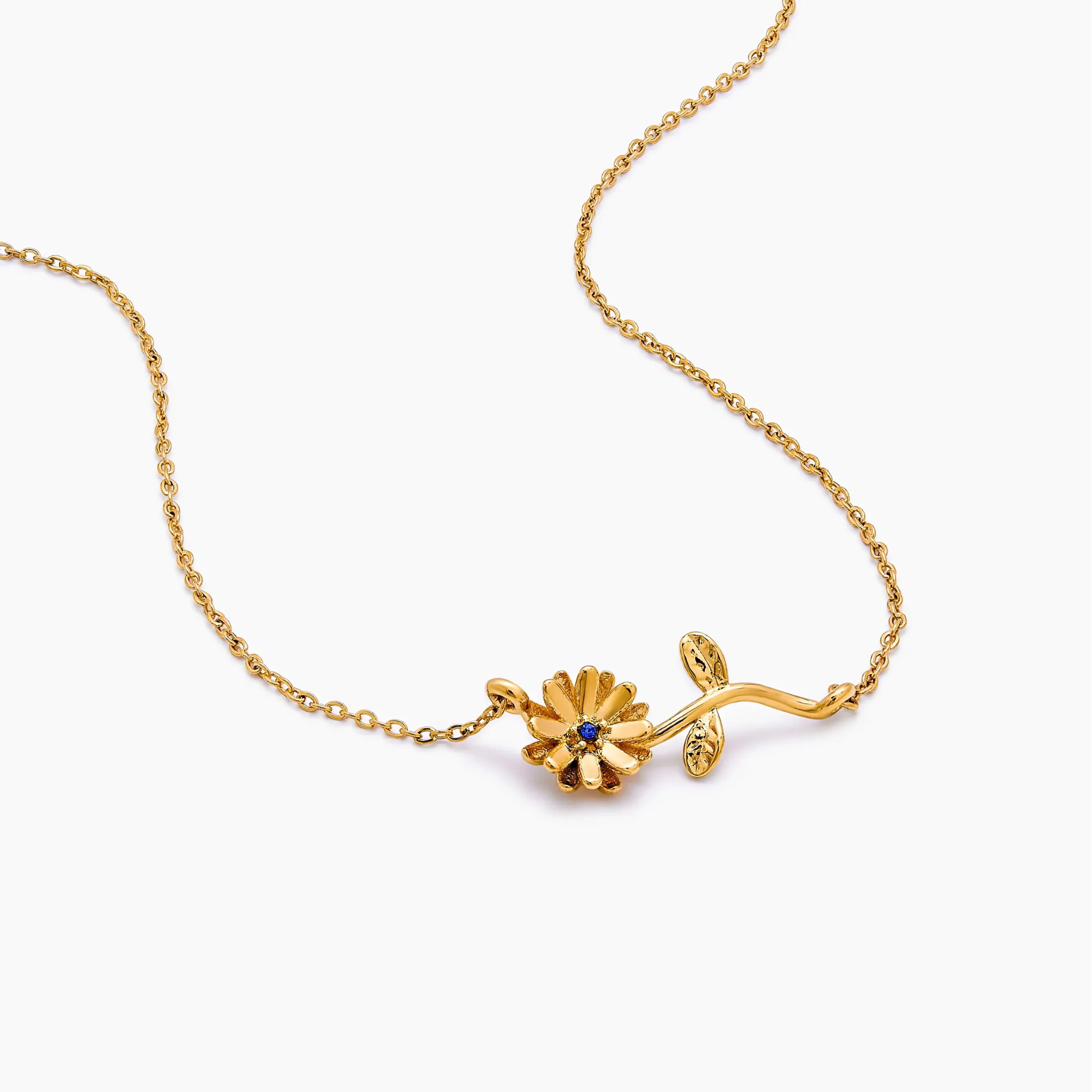 Dainty Birthflower Necklace - Image 4