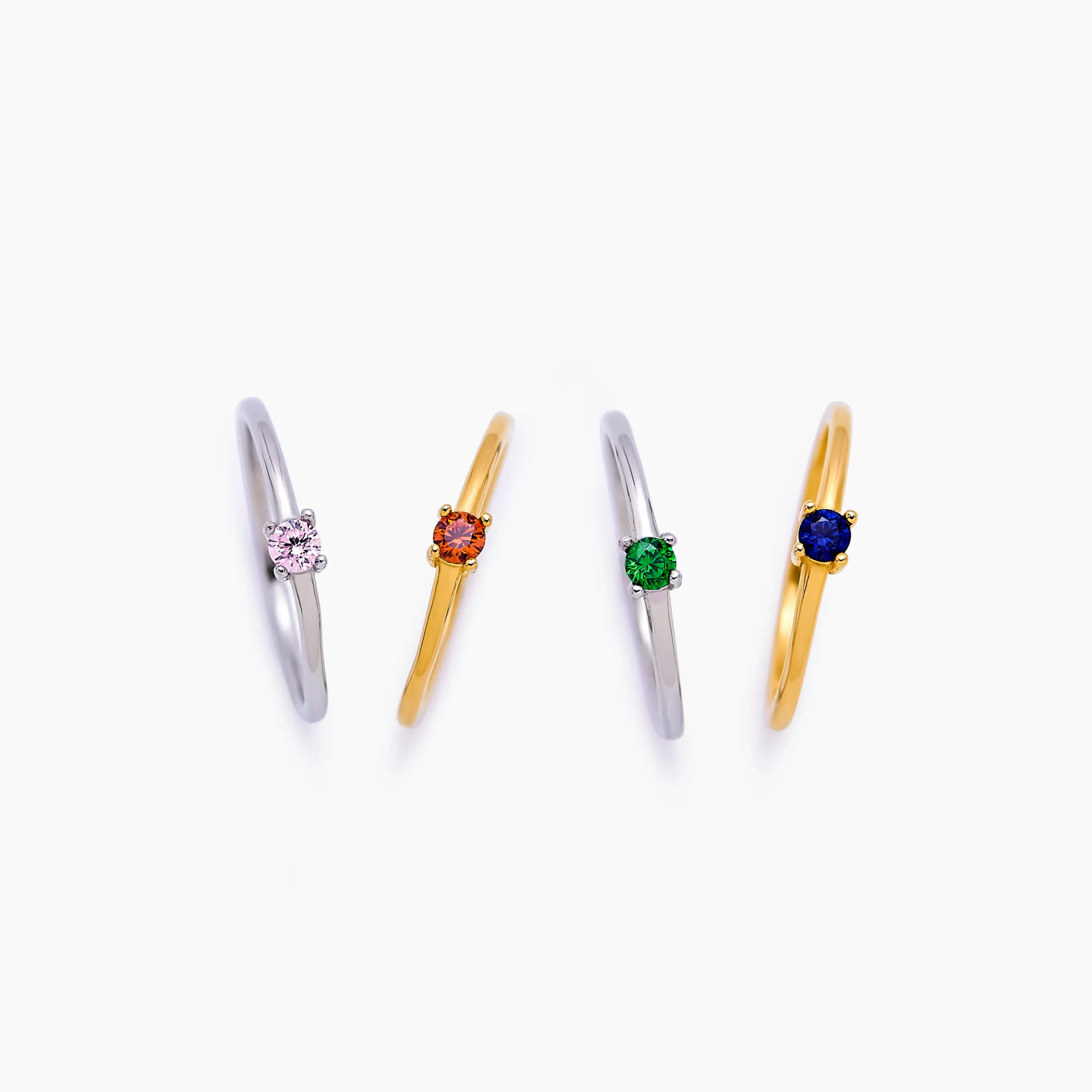 Dainty Birthstone Ring - Image 4