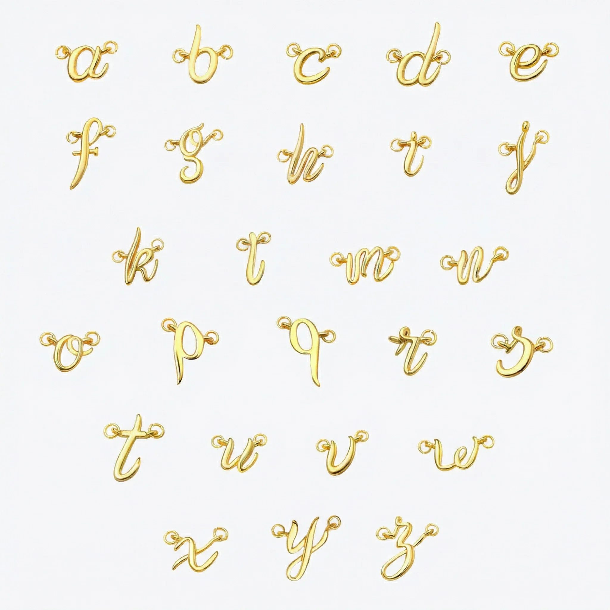 Dainty Cursive Initial Bracelet - Image 7