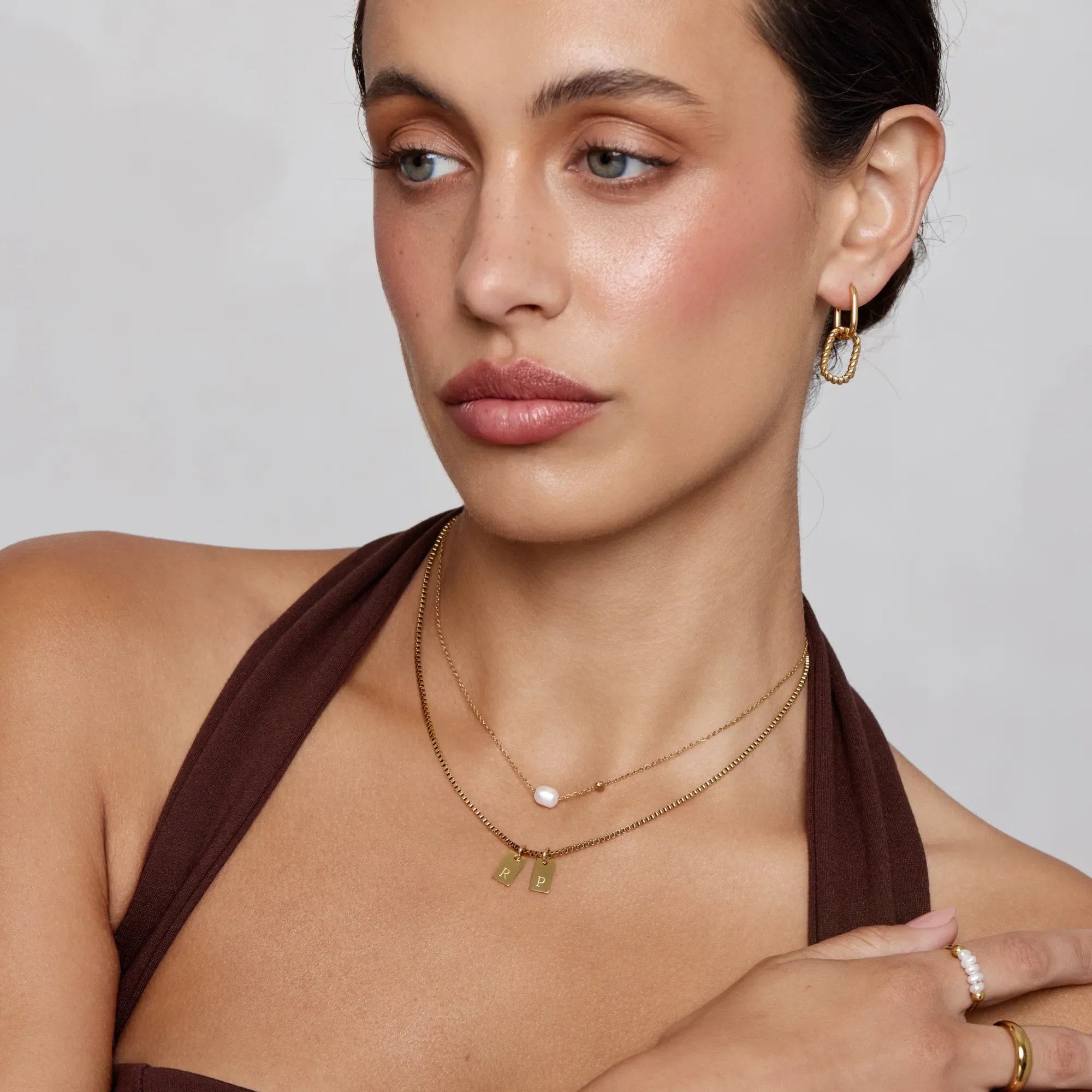 Dainty Freshwater Pearl Necklace - Image 9