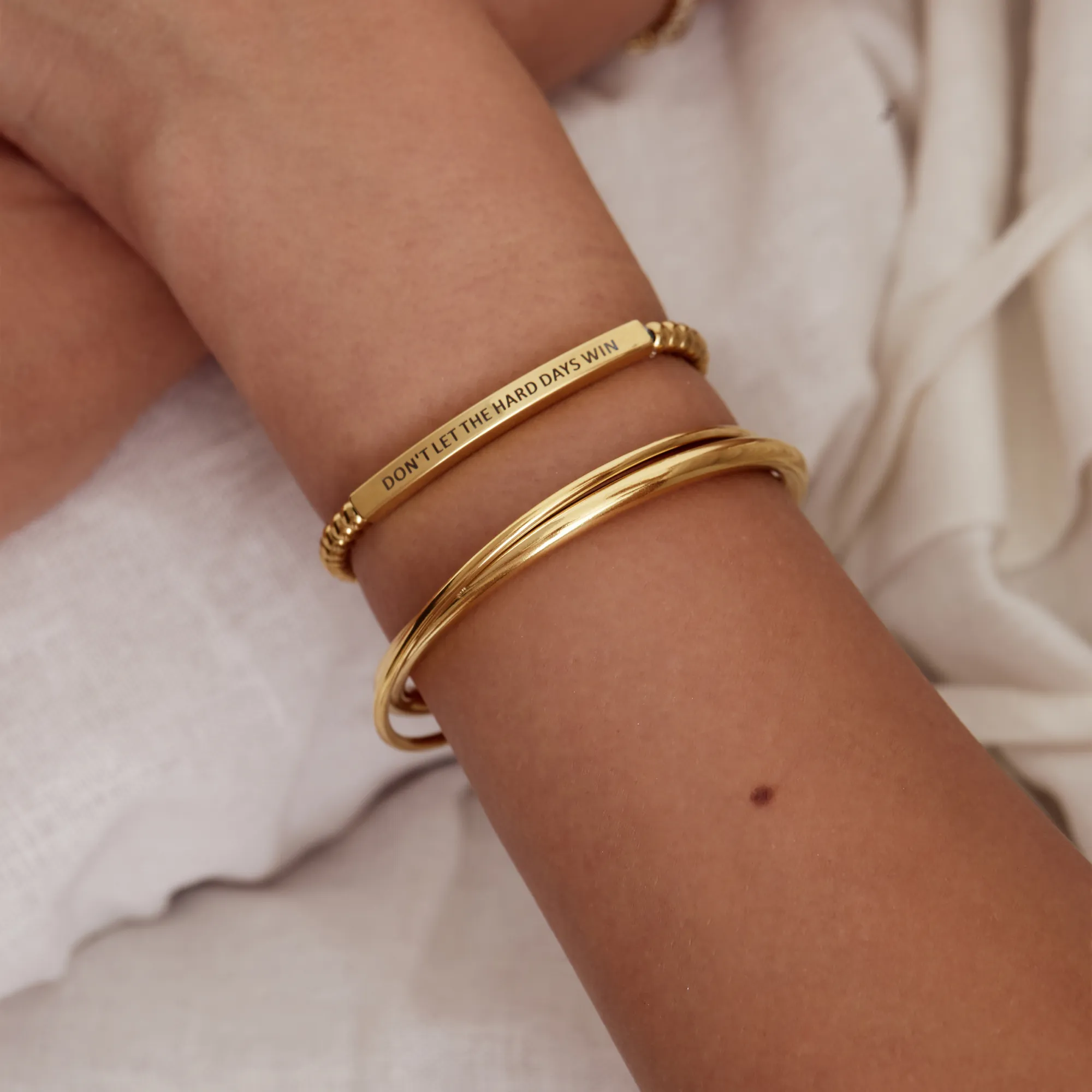 Don't Let The Hard Days Win Beaded Bracelet - Image 5