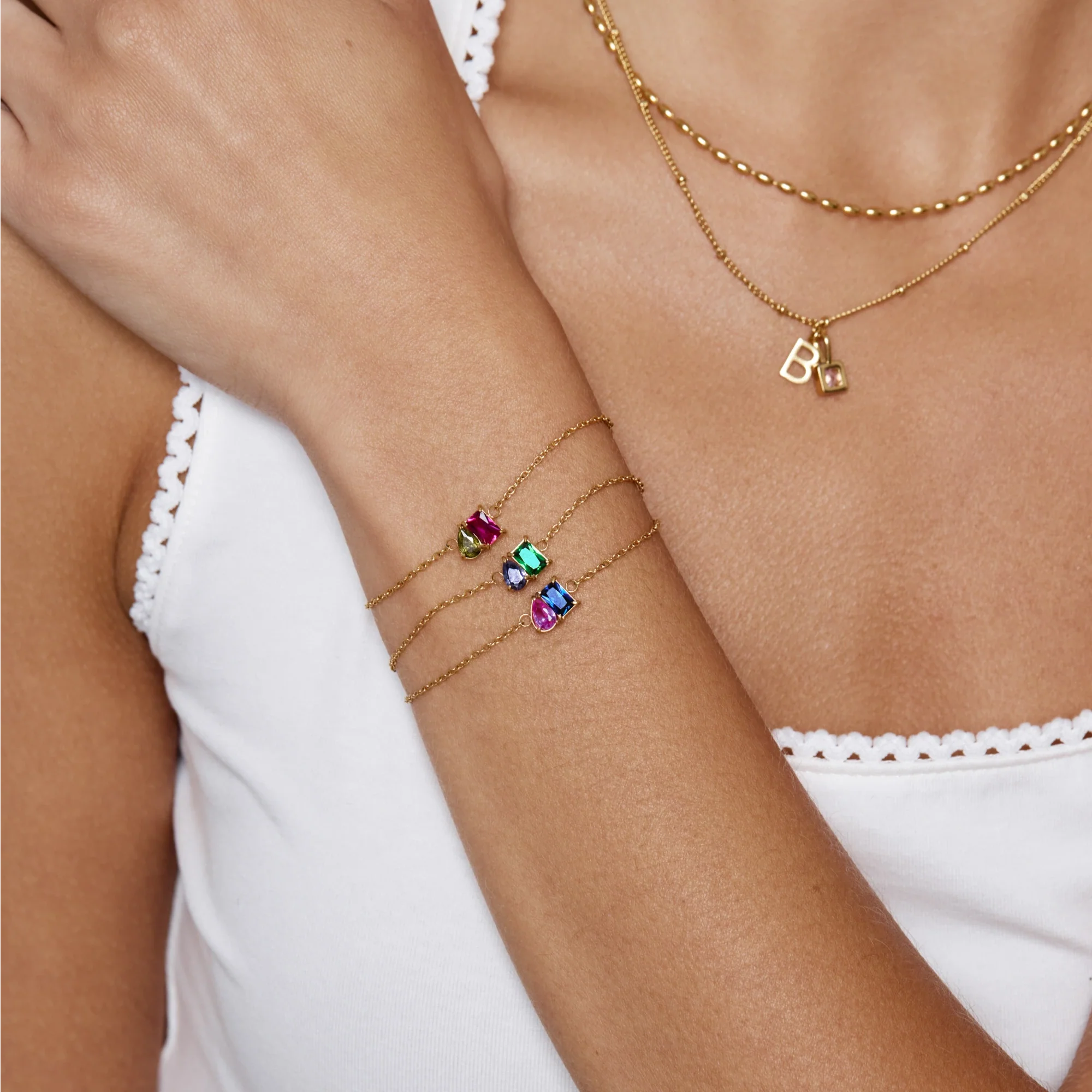 Forever Duo Birthstone Bracelet - Image 7