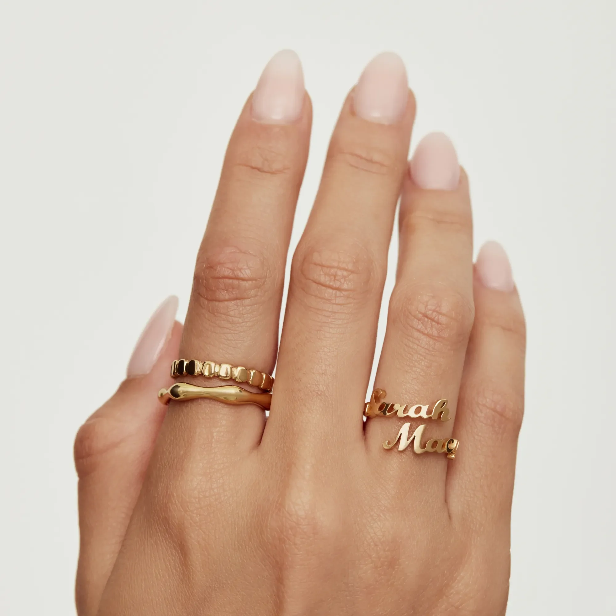 Duo Custom Name Ring - Image 3