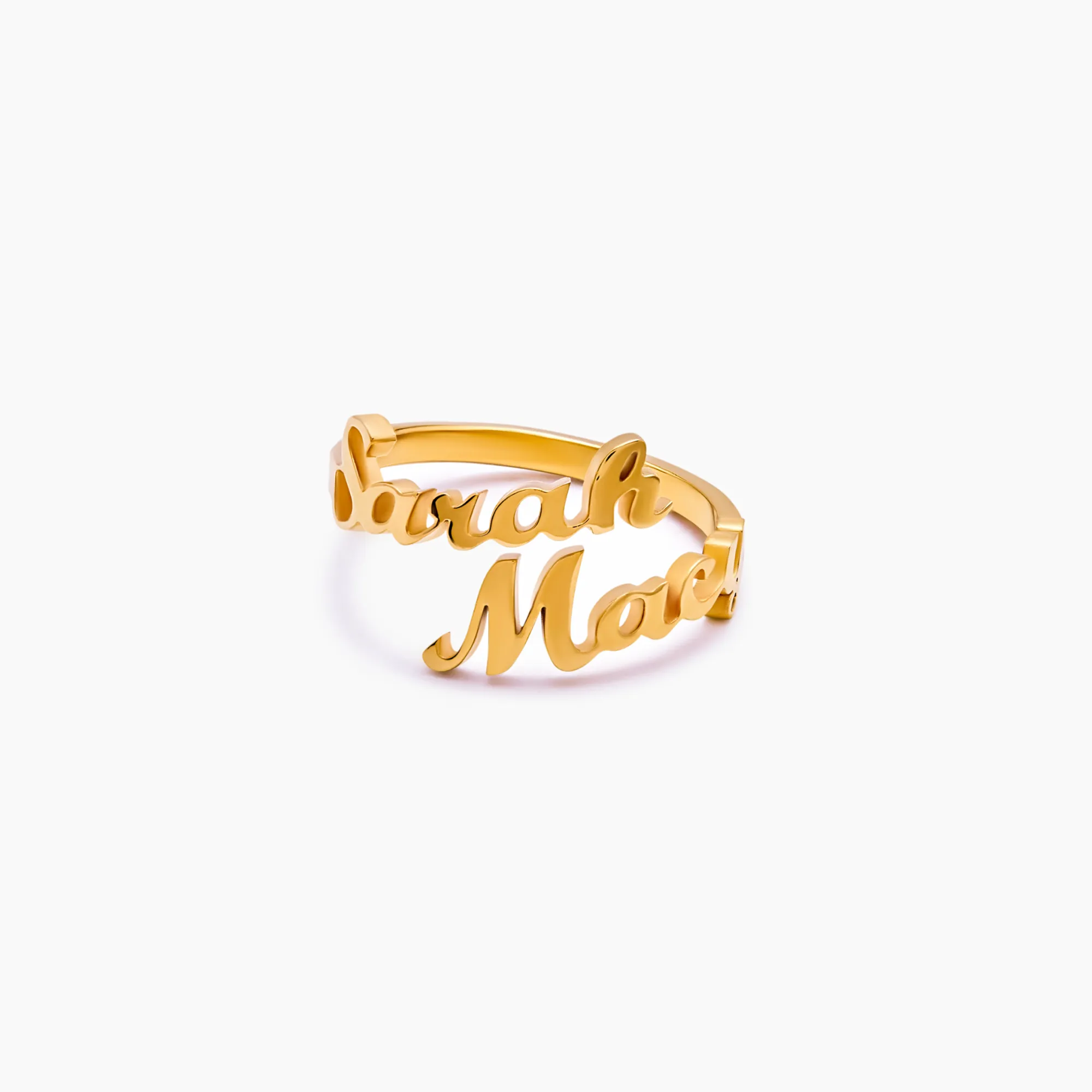 Duo Custom Name Ring - Image 4