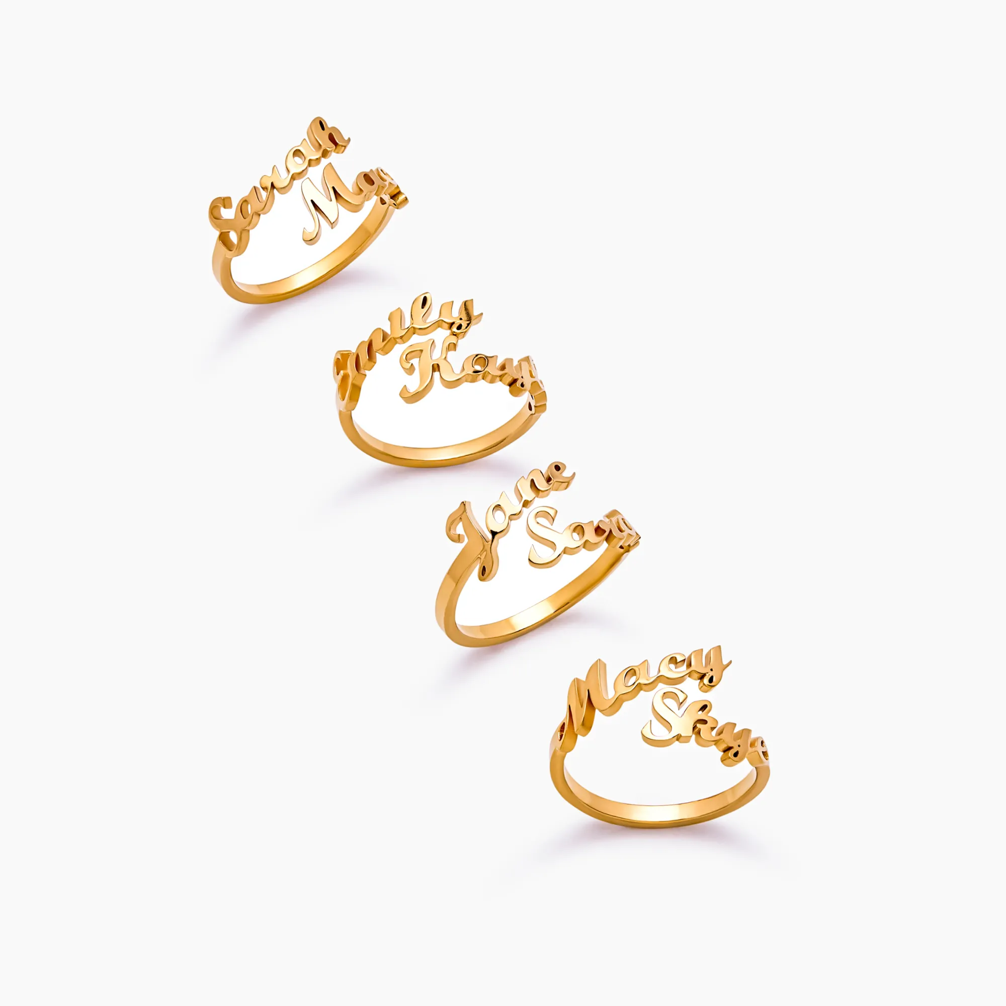 Duo Custom Name Ring - Image 6