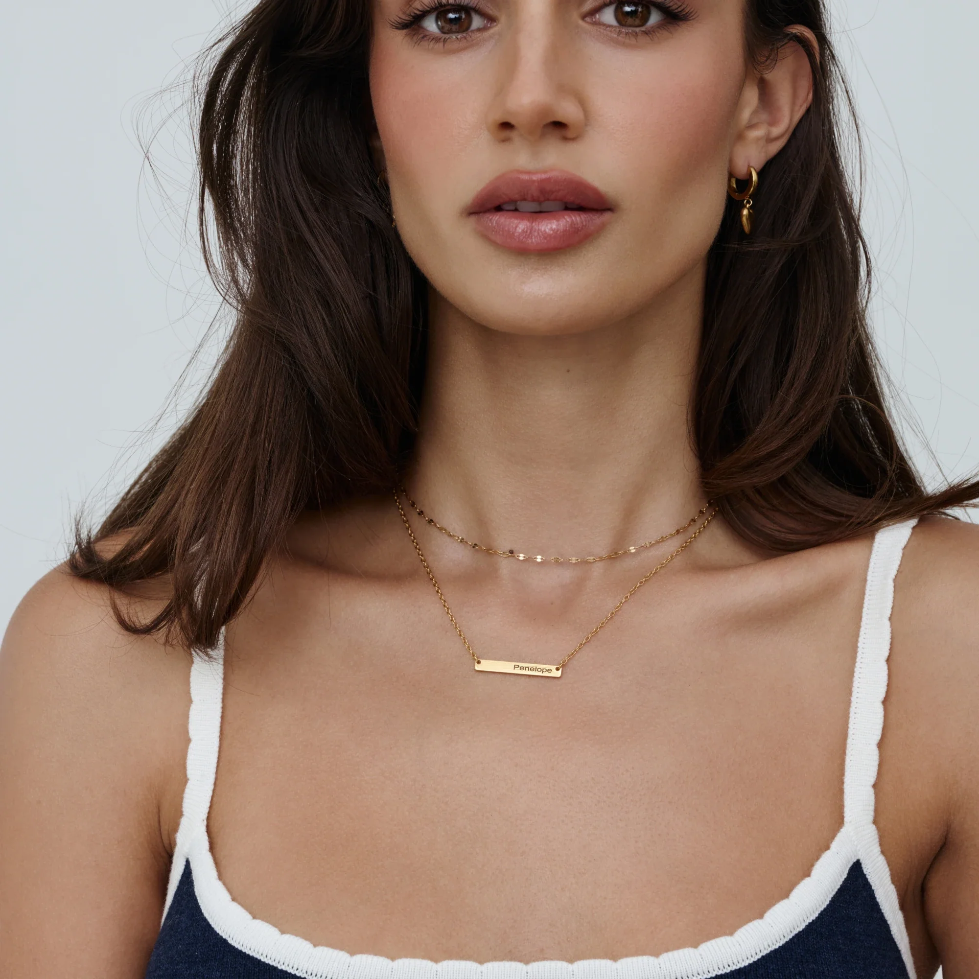 Engravable Bar Necklace - Image 2