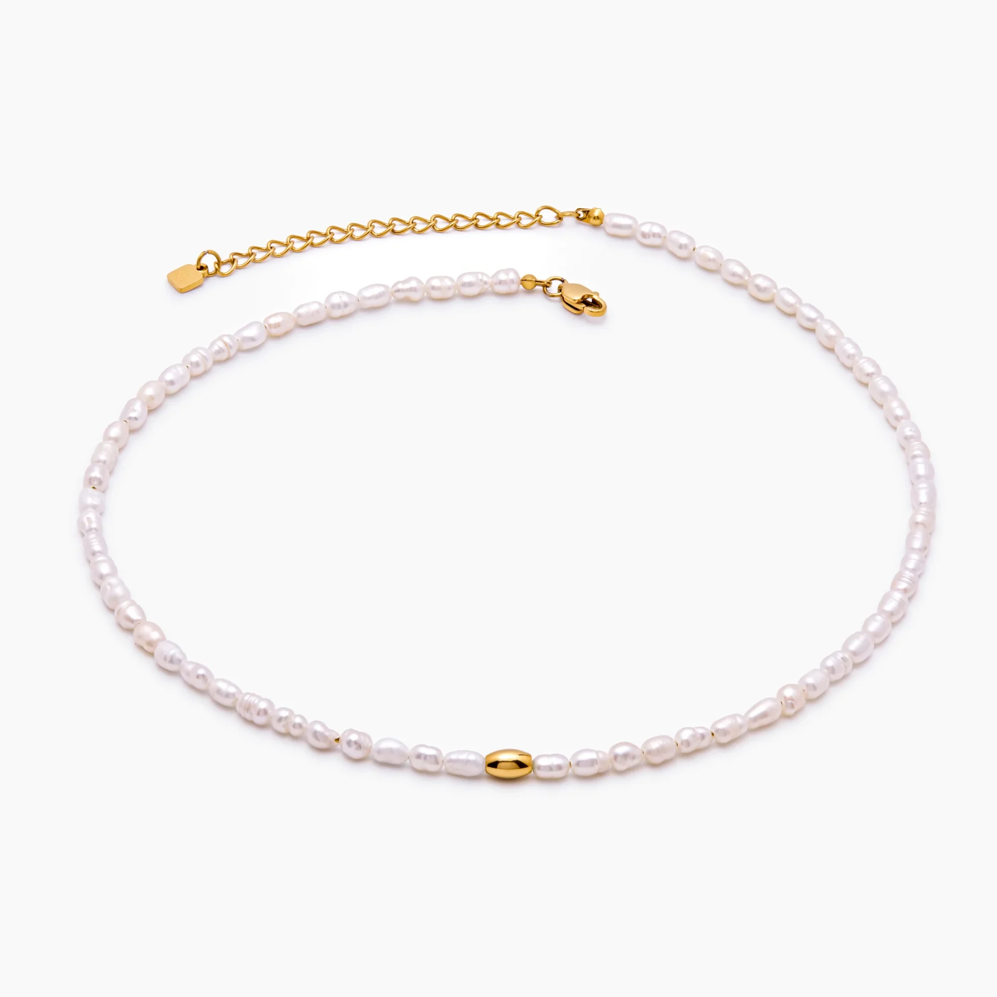 Essential Pearl Choker Necklace - Image 4