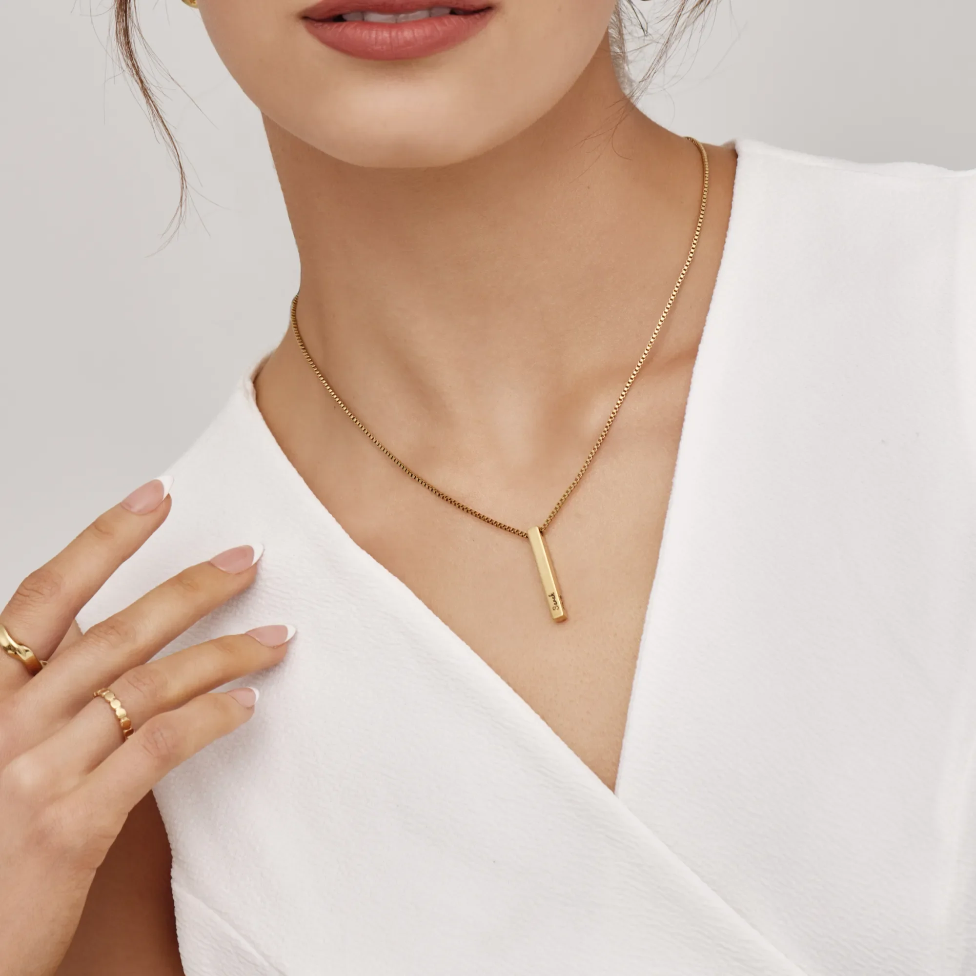 Love Note Pillar Necklace - Image 3