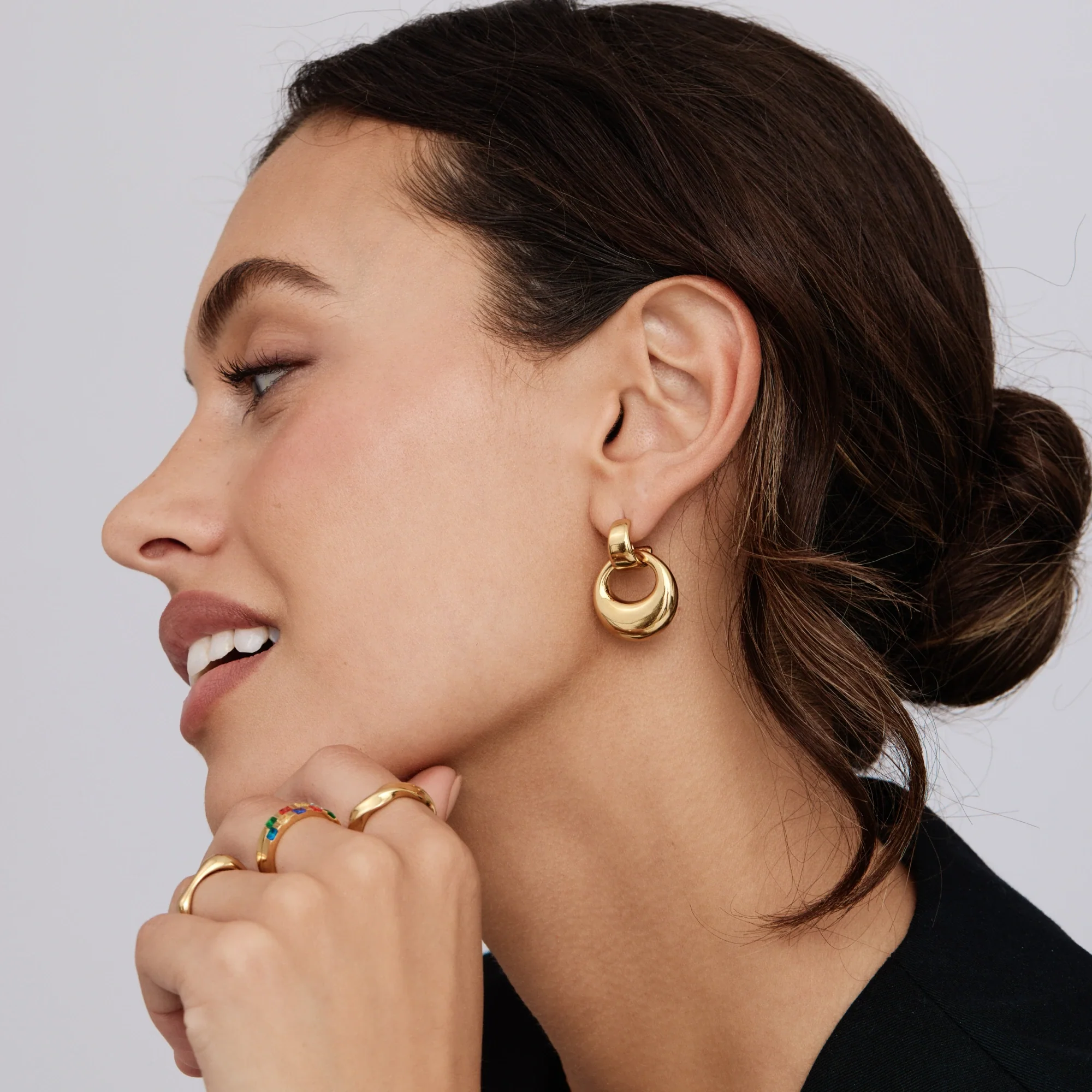 Luna Drop Earrings - Image 4