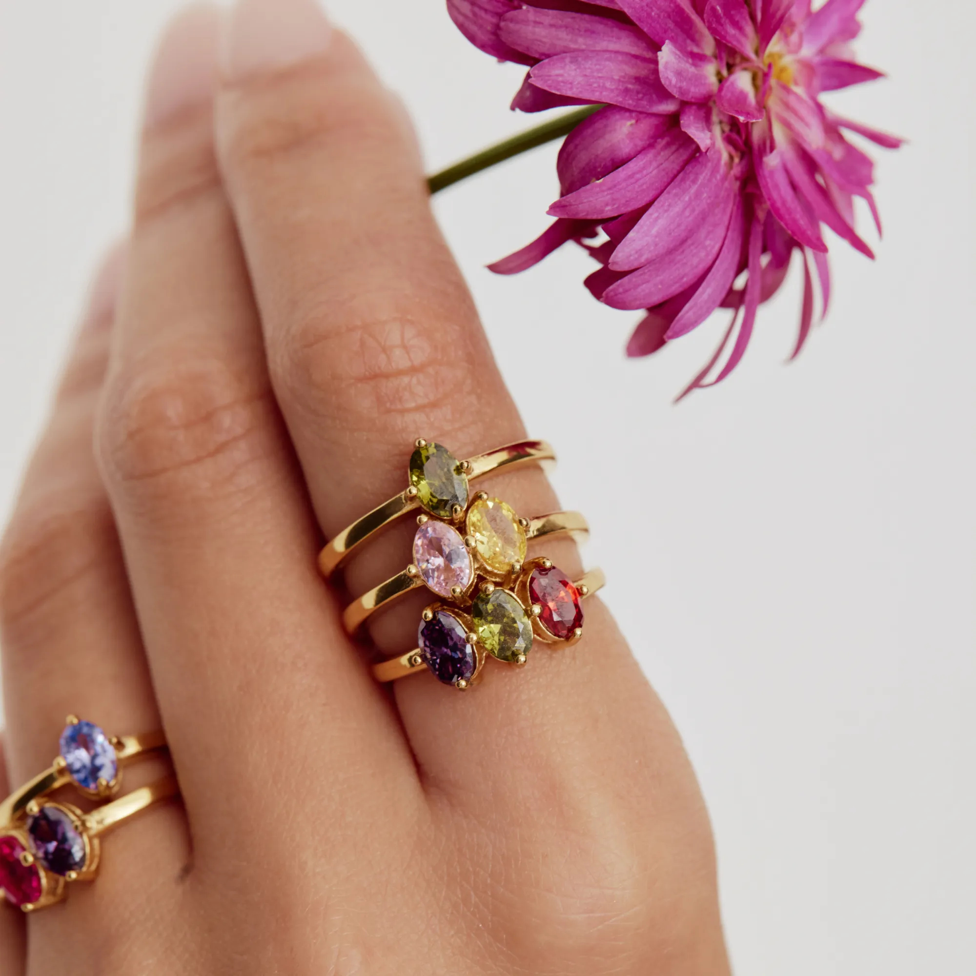 Marquise Family Birthstone Ring - Image 2