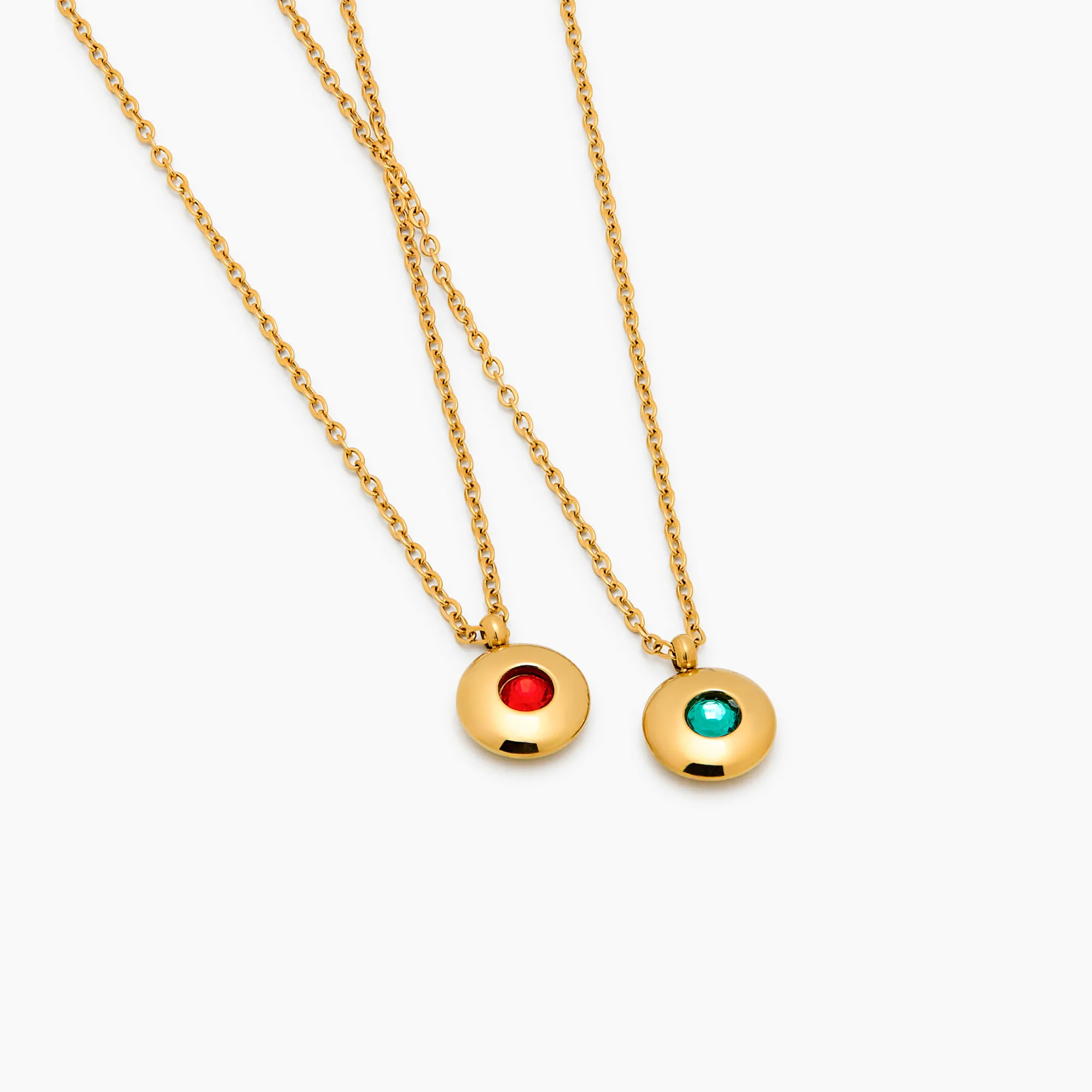 Mini Birthstone Pendant Necklace - Image 4