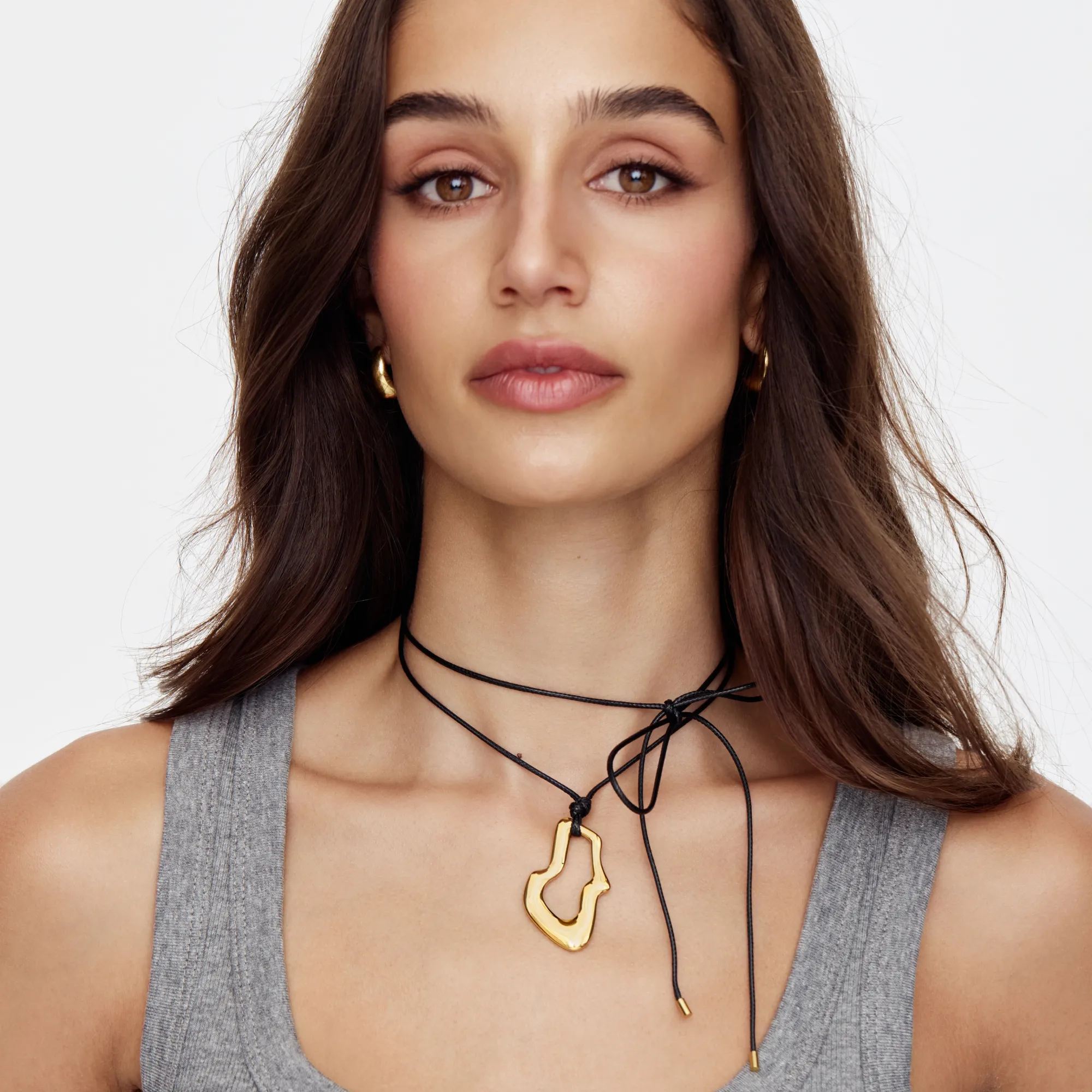 Molten Wave Cord Necklace - Image 5