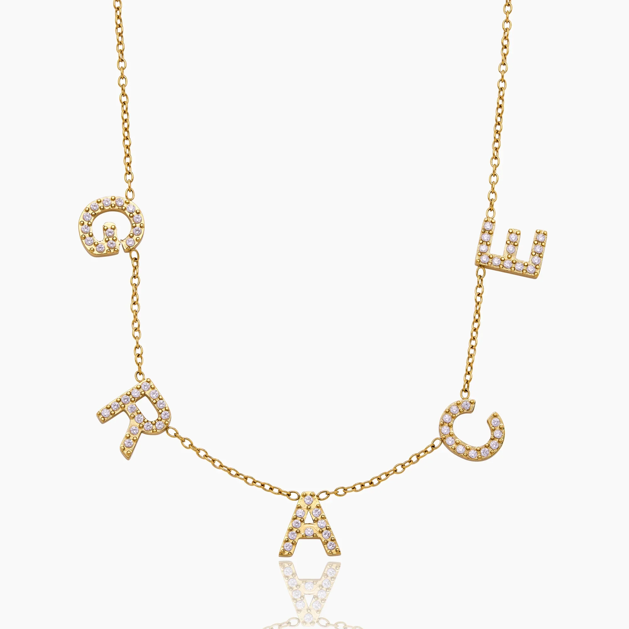 Pavé Custom Name Necklace