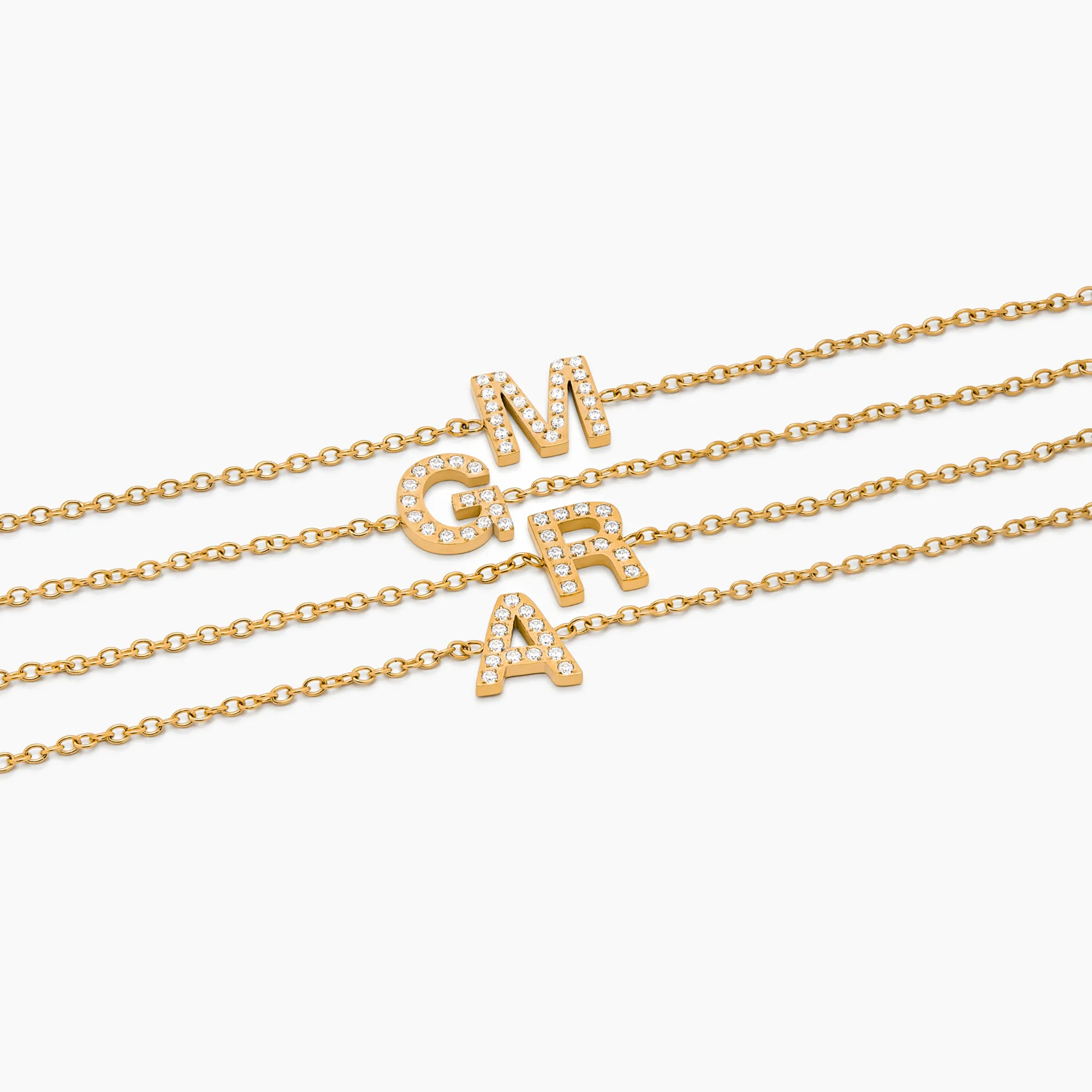 Pavé Initial Bracelet - Image 4