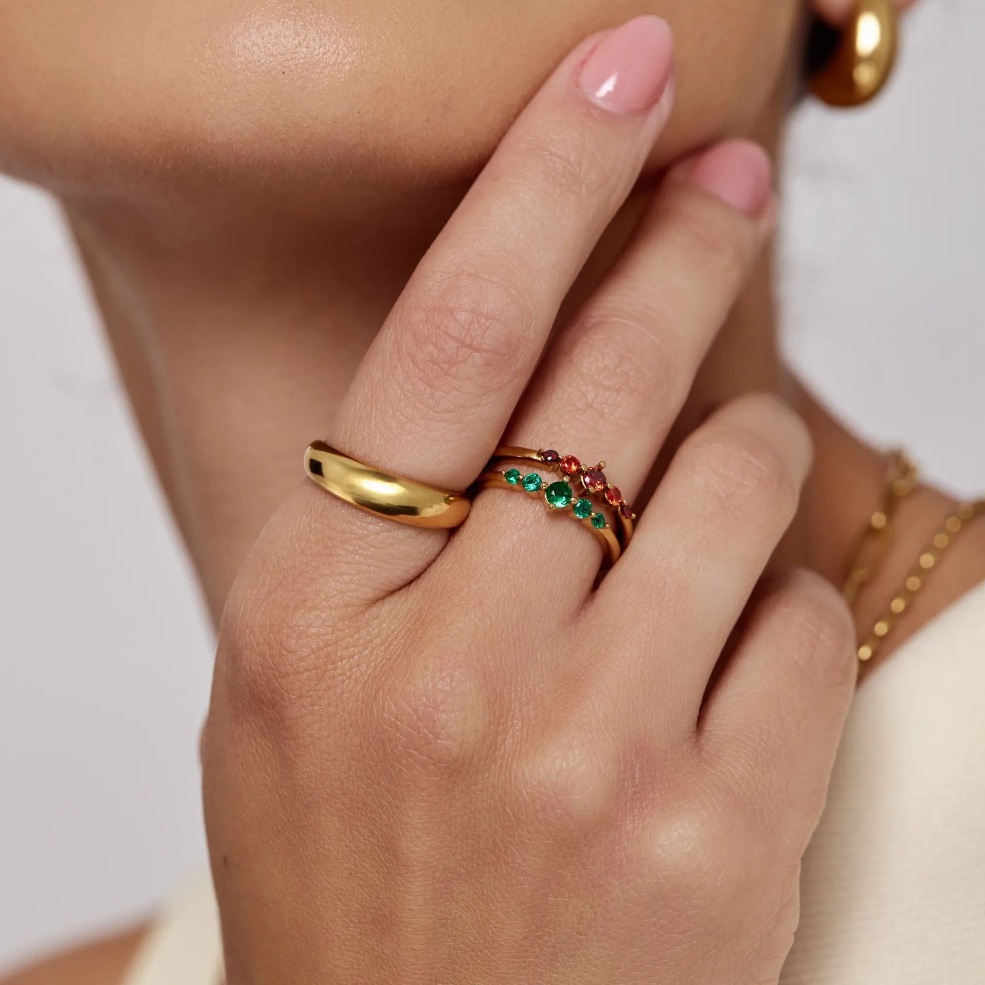 Sculpted Dome Ring - Image 2