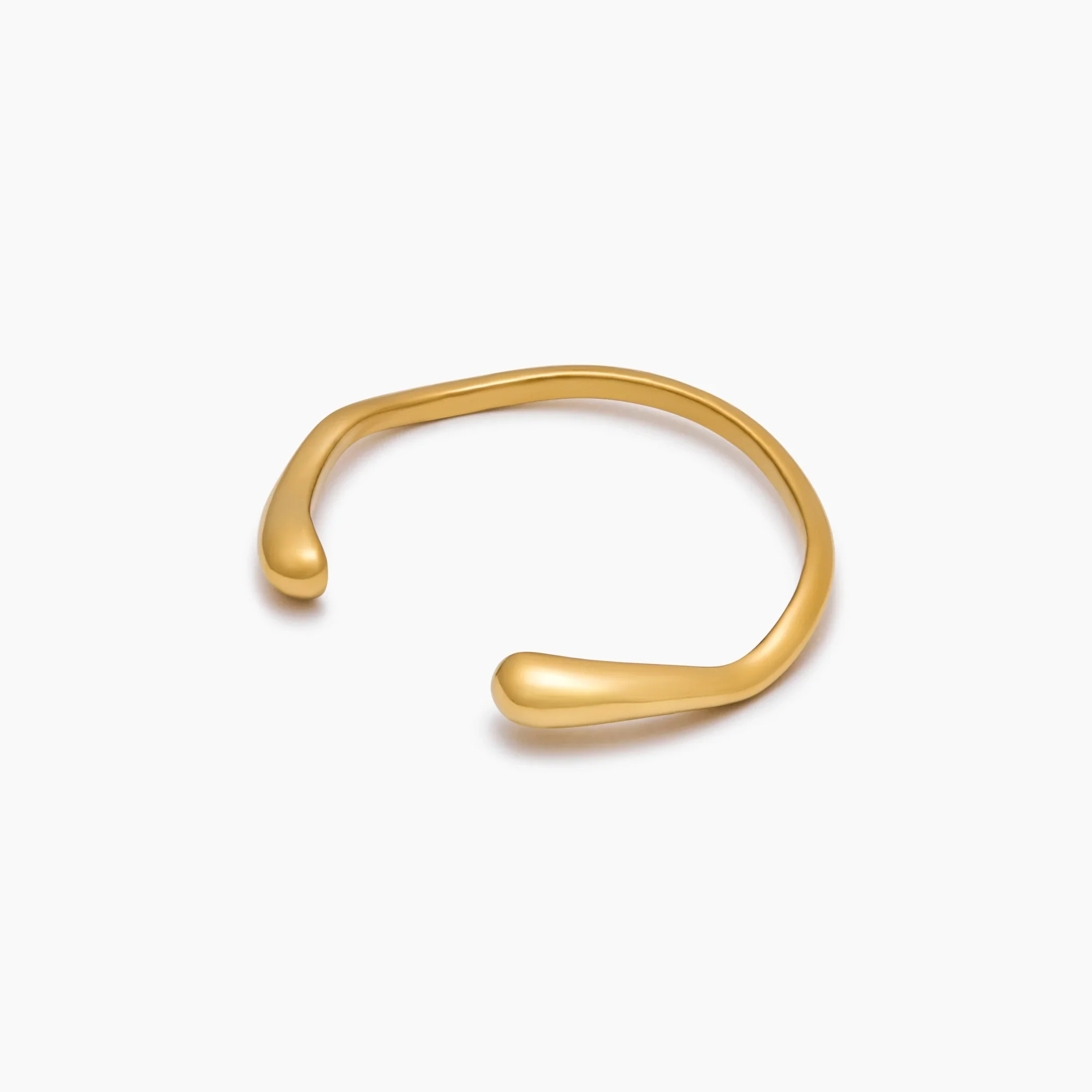 Sculpted Wave Cuff Bracelet - Image 5