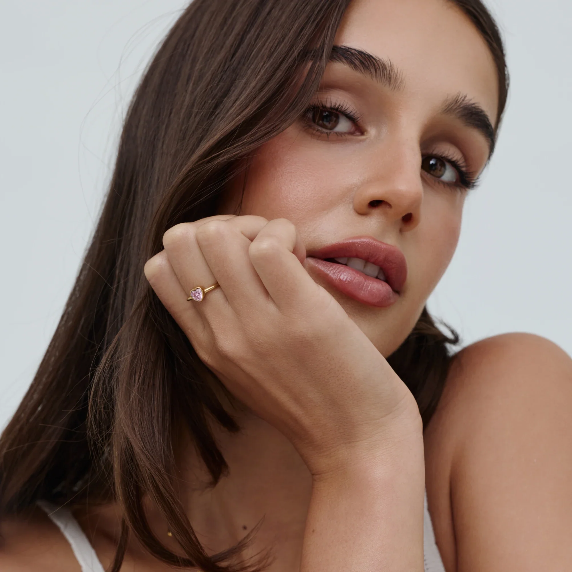 Solo Heart Birthstone Ring - Image 2