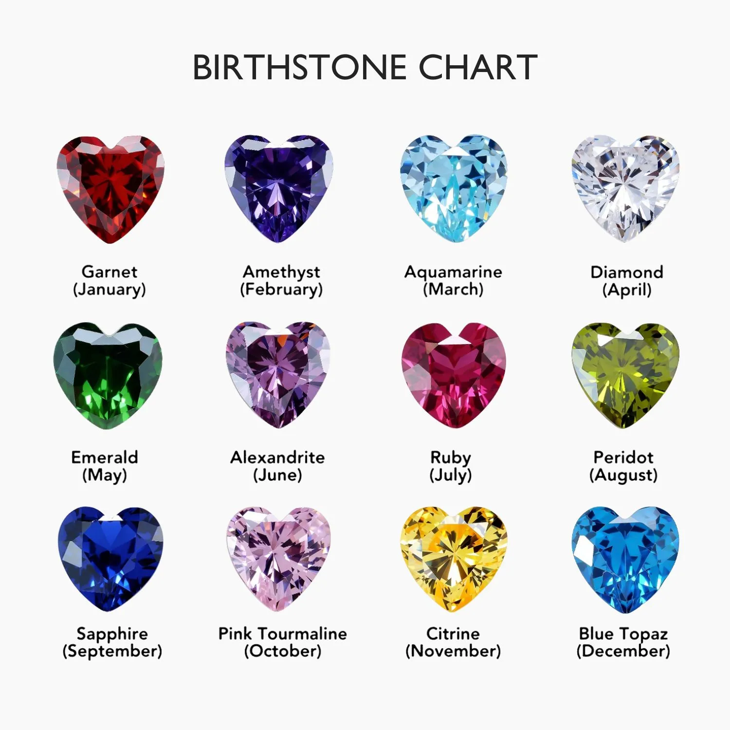 Solo Heart Birthstone Ring - Image 7